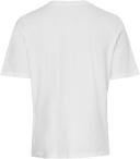 High Shine Embroidery Organic Cotton T-Shirt White XS