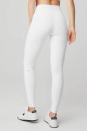 High-Waist Airbrush Legging in White, Size: XL | Alo Yoga