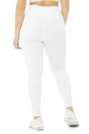 High-Waist Airbrush Legging in White, Size: XL | Alo Yoga