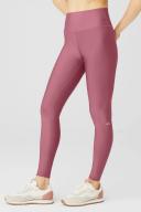 High-Waist Airlift Legging in Mars Clay Pink, Size: Small | Alo Yoga