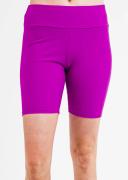 High Waisted Mid-Thigh Swim Shorts UPF 50+ | Dark Magenta | by Calypsa |