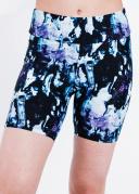 High Waisted Mid-Thigh Swim Shorts UPF 50+ | Midnight Bliss | by Calypsa |
