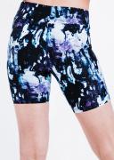 High Waisted Mid-Thigh Swim Shorts UPF 50+ | Midnight Bliss | by Calypsa |