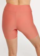 High Waisted Mid-Thigh Swim Shorts UPF 50+ | Rust | by Calypsa |