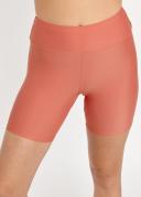 High Waisted Mid-Thigh Swim Shorts UPF 50+ | Rust | by Calypsa |