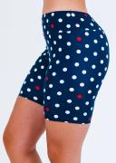 High Waisted Mid-Thigh Swim Shorts UPF 50+ | Spotty | by Calypsa |