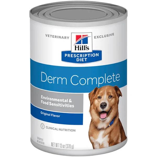 Hill's Prescription Diet Derm Complete Environmental/Food Sensitivities Wet Dog Food 370g