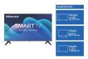 Hisense 40 Inch HD Smart TV 40A4HAU