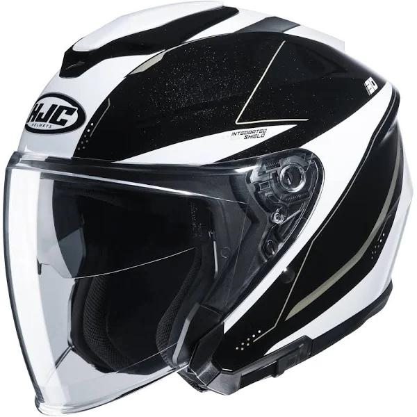 HJC i30 Slight Helmet - Black/White - 2XL