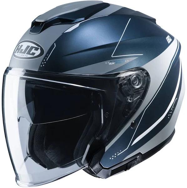 HJC I30 Slight Helmet - Cyan/Grey/Silver - XS