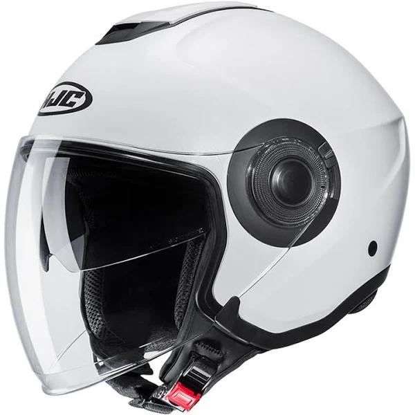 HJC I40 Motorcycle Helmet (Matt Pearl White)