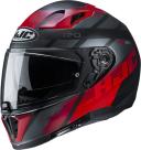 HJC I70 Reden Helmet, black-red, Size L