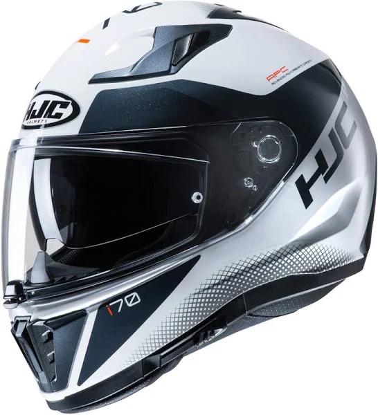 HJC I70 Tas Helmet, black-white, Size S