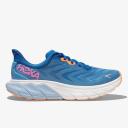 Hoka Arahi 6 Shoes Black Fuchsia Yellow Women - 38