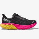 HOKA Arahi 6 Running Shoes in Black White W