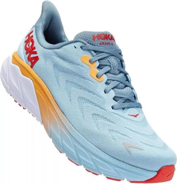 Hoka Arahi 6 Running Shoes Navy Blue White - 40
