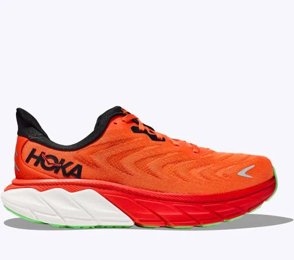 Hoka Arahi 6 Shoes Orange Red White - 40