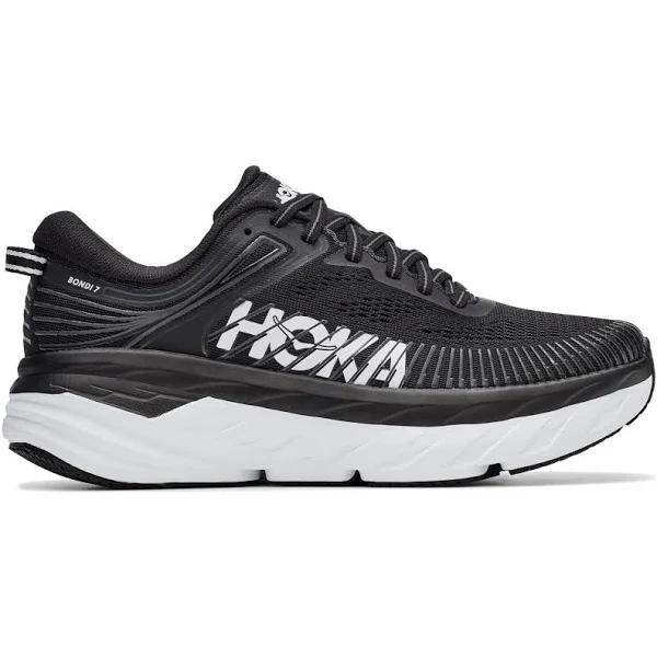 Hoka Bondi 7 Womens 10.5 / Black/White
