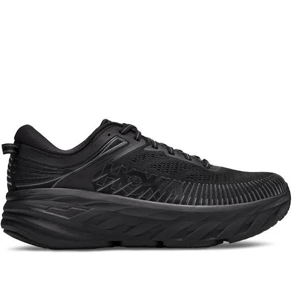 Hoka Bondi 7 Womens Wide 10 / Black/White