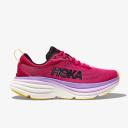 Hoka Bondi 8 Shoe - Cherries Jubilee/Pink Yarrow - Womens Ladies Shoes