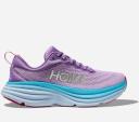 HOKA Bondi 8 Running Shoes in Chalk Violet Pastel Lilac
