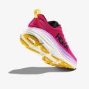 Hoka Bondi 8 Shoe - Cherries Jubilee/Pink Yarrow - Womens Ladies Shoes
