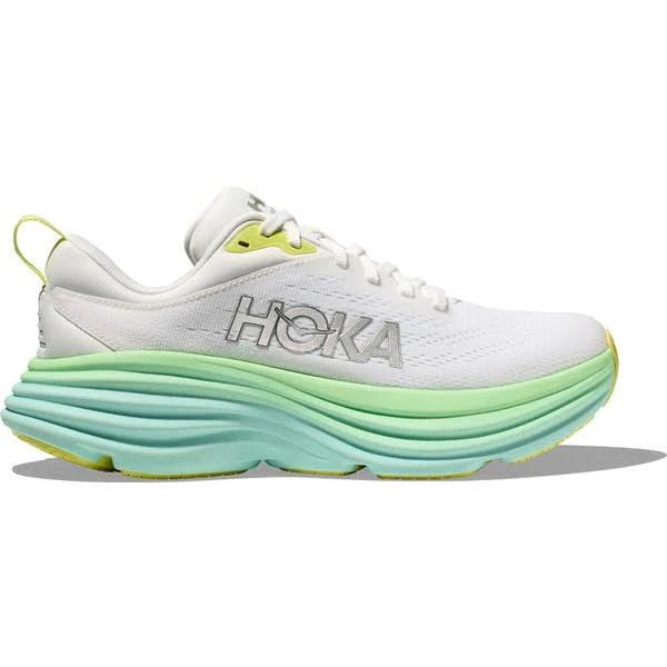 Hoka Bondi 8 Shoes White Light Green Light Blue Women - 37(1/3)