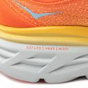 Hoka Bondi 8 Shoes White Orange - 42
