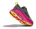 Hoka Bondi 8 Wom Shoe Black/Citrus 7.0 B