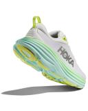 Hoka Bondi 8 - Womens Running Shoes - Blanc De Blanc/Sunlit Ocean