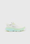 Hoka Bondi 8 - Womens Running Shoes - Blanc De Blanc/Sunlit Ocean