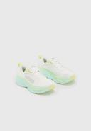 Hoka Bondi 8 - Womens Running Shoes - Blanc De Blanc/Sunlit Ocean