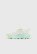 Hoka Bondi 8 - Womens Running Shoes - Blanc De Blanc/Sunlit Ocean