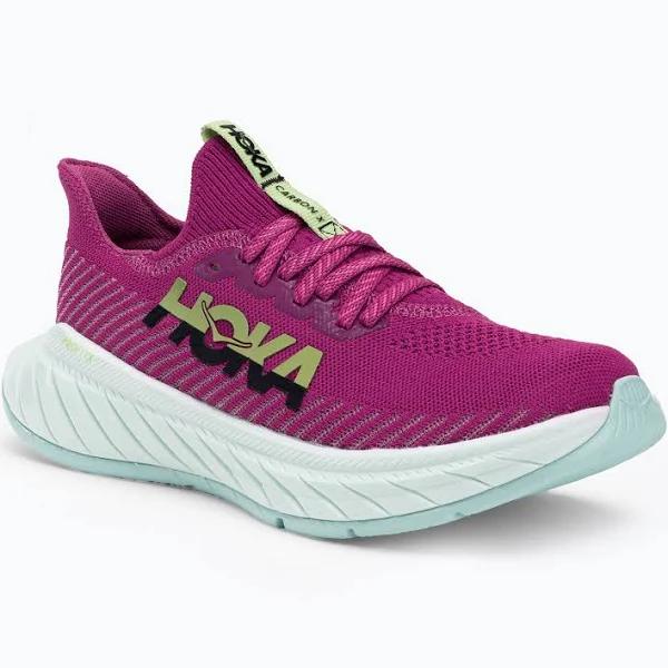 Hoka Carbon x 3 Womens Shoe - US 8 / Cyclamen/Impala
