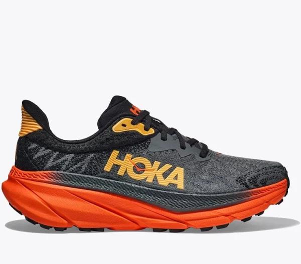 Hoka Challenger 7 Shoes Black Orange Red - 50(2/3)