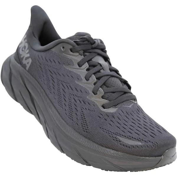 Hoka Clifton 8 D Womens Running Shoe - Black/Black 11 / Black // Sportsmans Warehouse