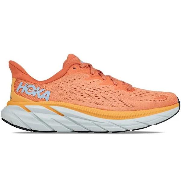 Hoka Clifton 8 Wom Shoe Sun/Coral 11.0 B
