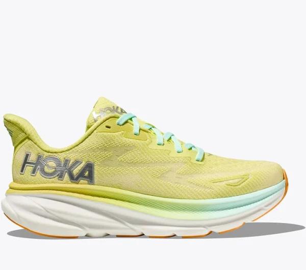 Hoka Clifton 9 Shoes Light Green Light Blue White Women - 38(2/3)