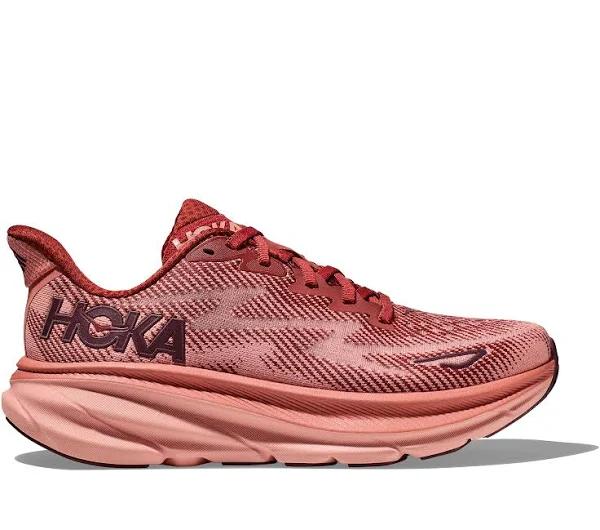 Hoka Clifton 9 Shoes Salmon Pink Red Women - 38