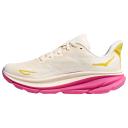 Hoka Clifton 9 Shoes White Pink Yellow Women - 38