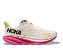 Hoka Clifton 9 Shoes White Pink Yellow Women - 40