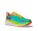 Hoka Clifton 9 Shoes White Pink Yellow Women - 42(2/3)