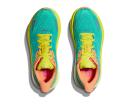 Hoka Clifton 9 Shoes White Pink Yellow Women - 42(2/3)