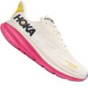 Hoka Clifton 9 Shoes White Pink Yellow Women - 42