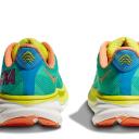 Hoka Clifton 9 Shoes Yellow Green Light Blue Women - 38