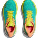 Hoka Clifton 9 Shoes Yellow Green Light Blue Women - 38