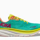 Hoka Clifton 9 Shoes Yellow Green Light Blue Women - 40