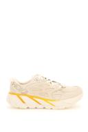 Hoka Clifton L Suede Sneakers 10 Beige Leather