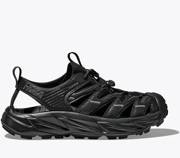 Hoka Hopara Mens Hiking Sandals - Black/Black - 9.5