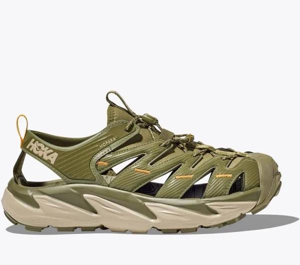 Hoka Hopara Sandals Khaki Green Beige - 48